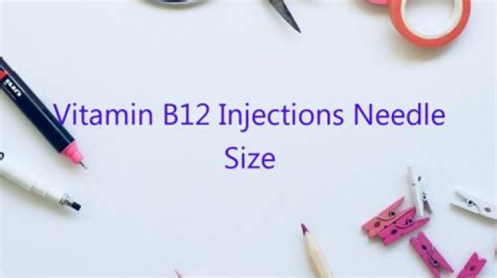 What Size Needle For Vitamin B12 Injection What Size Needle For Vitamin B12 Injection